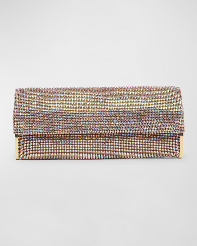 Kate Flap Crystal Clutch Bag