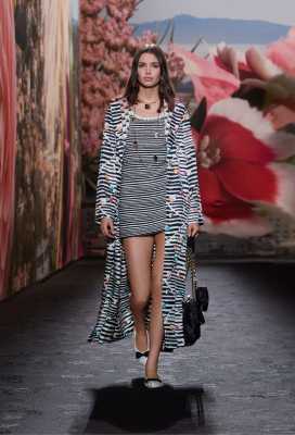 CHANEL Cotton Tweed Dress