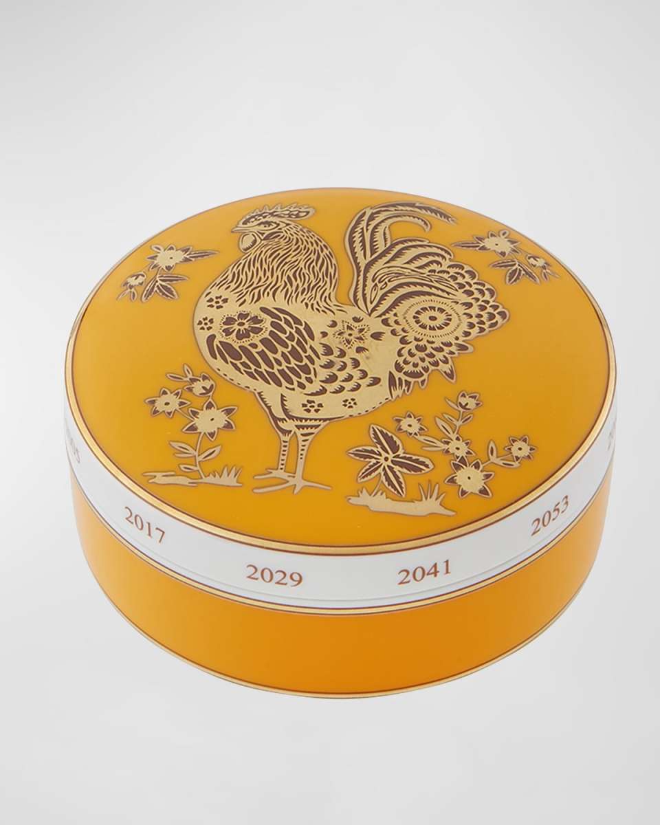 Large Round Box, Rooster