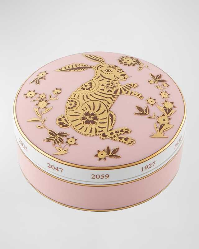 Large Round Box, Rabbit