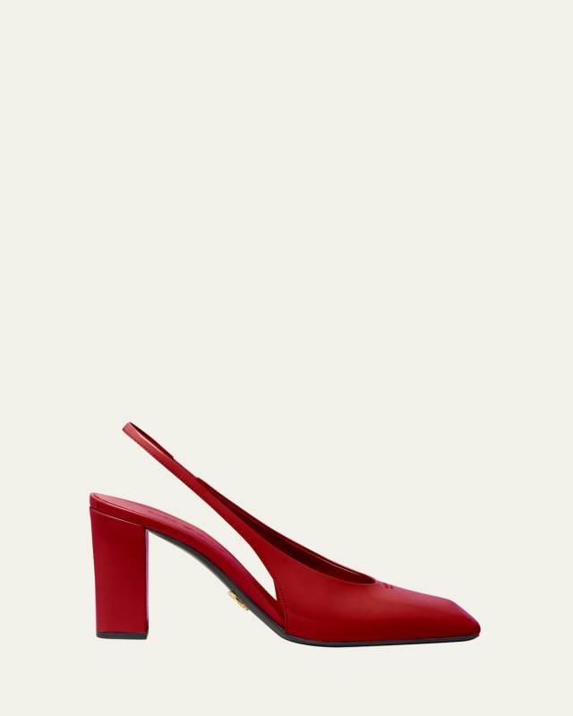 Modellerie Vernice Patent Leather Slingback Pumps