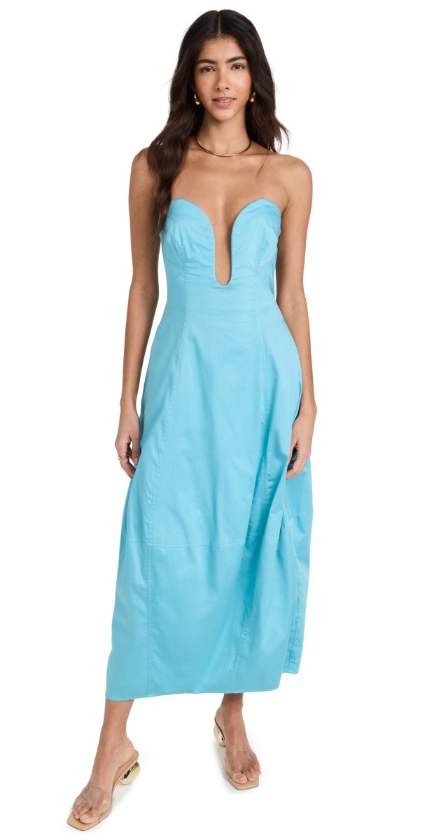 Cult Gaia Chiara Sleeveless Dress Cabana
