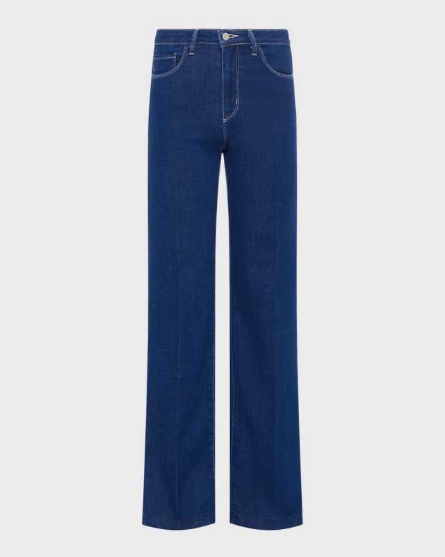 Clayton High Rise Wide-Leg Jeans