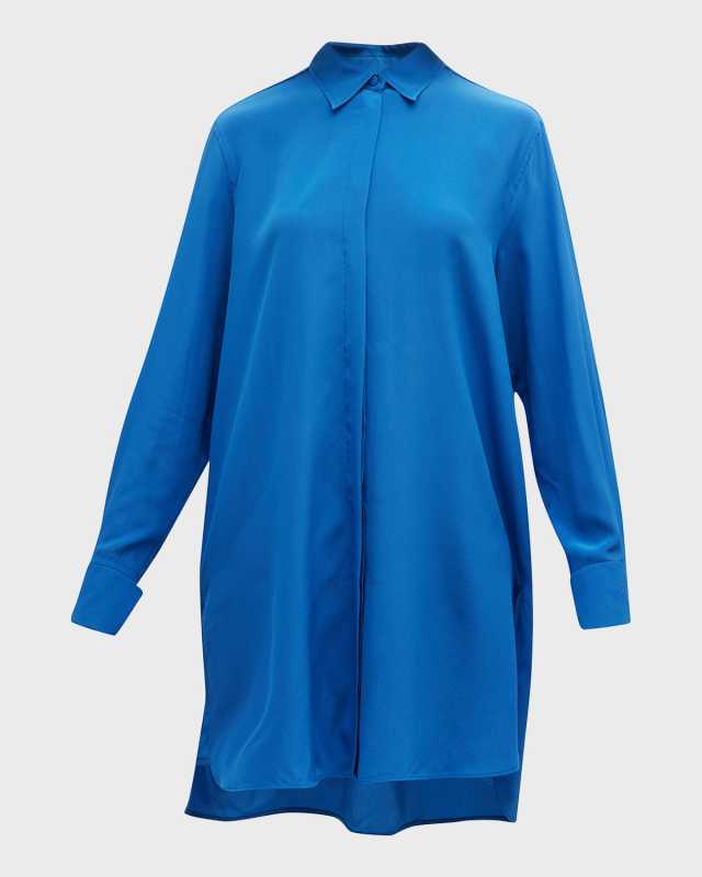 Deborah Button-Front Blouse