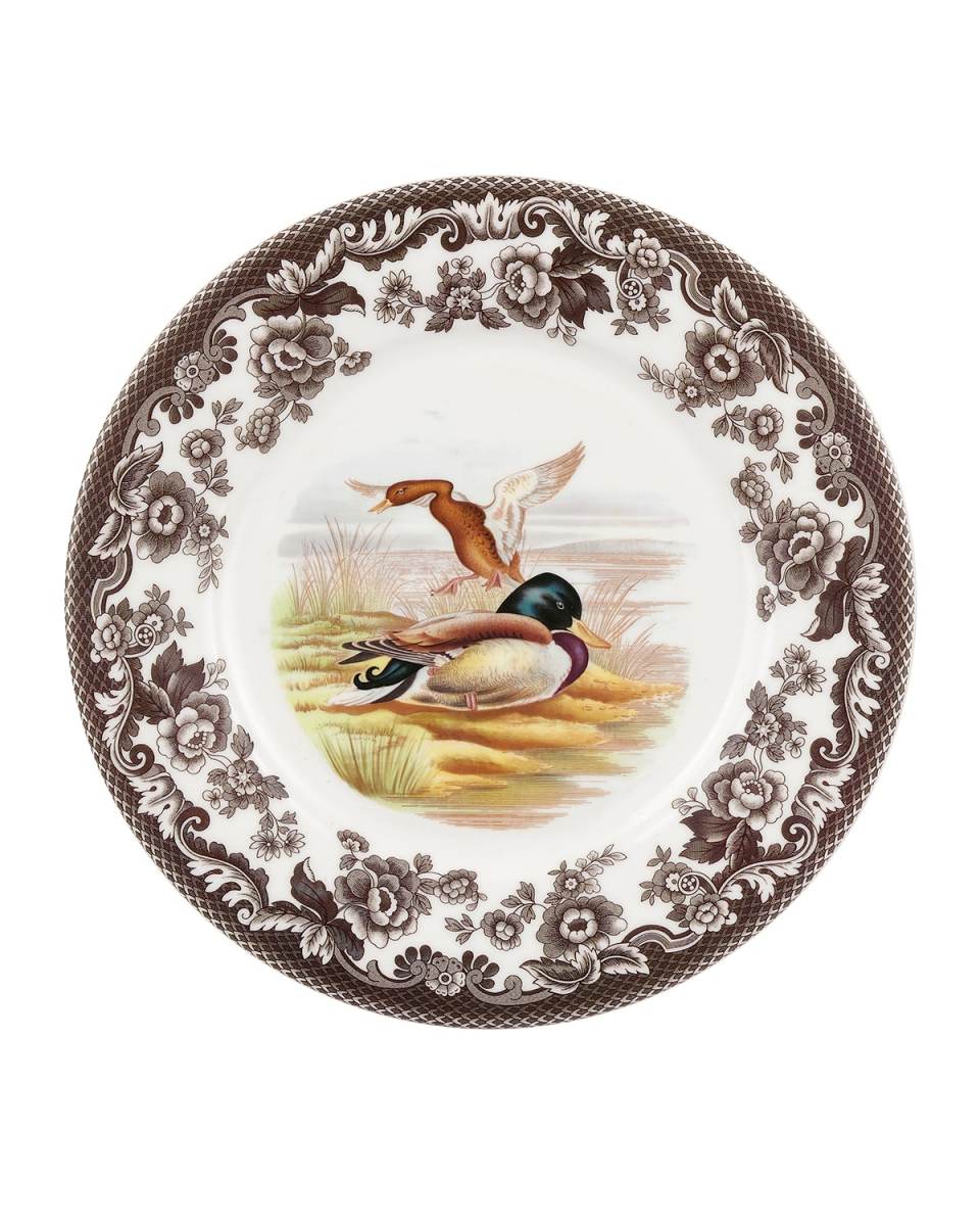 Woodland Mallard Luncheon Plate