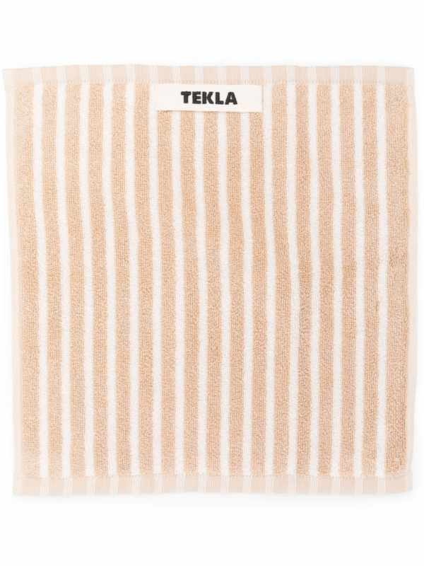 striped organic cotton towel (30cmx30cm)