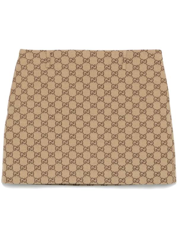 GG canvas mini skirt