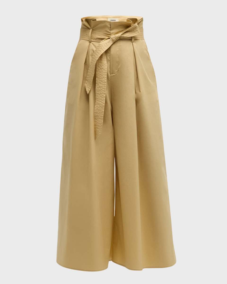 Lowen Paperbag Cropped Pants