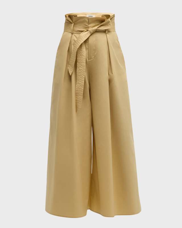 Lowen Paperbag Cropped Pants