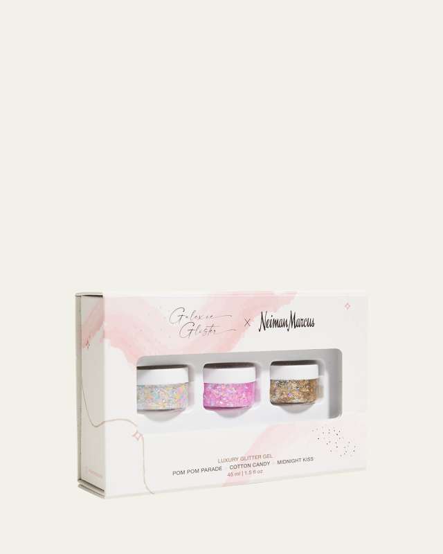 Kid's Bubble Gum Pop Glitter Gel Trio