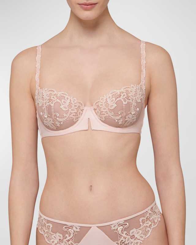 Saga Non-Padded Lace Demi Bra