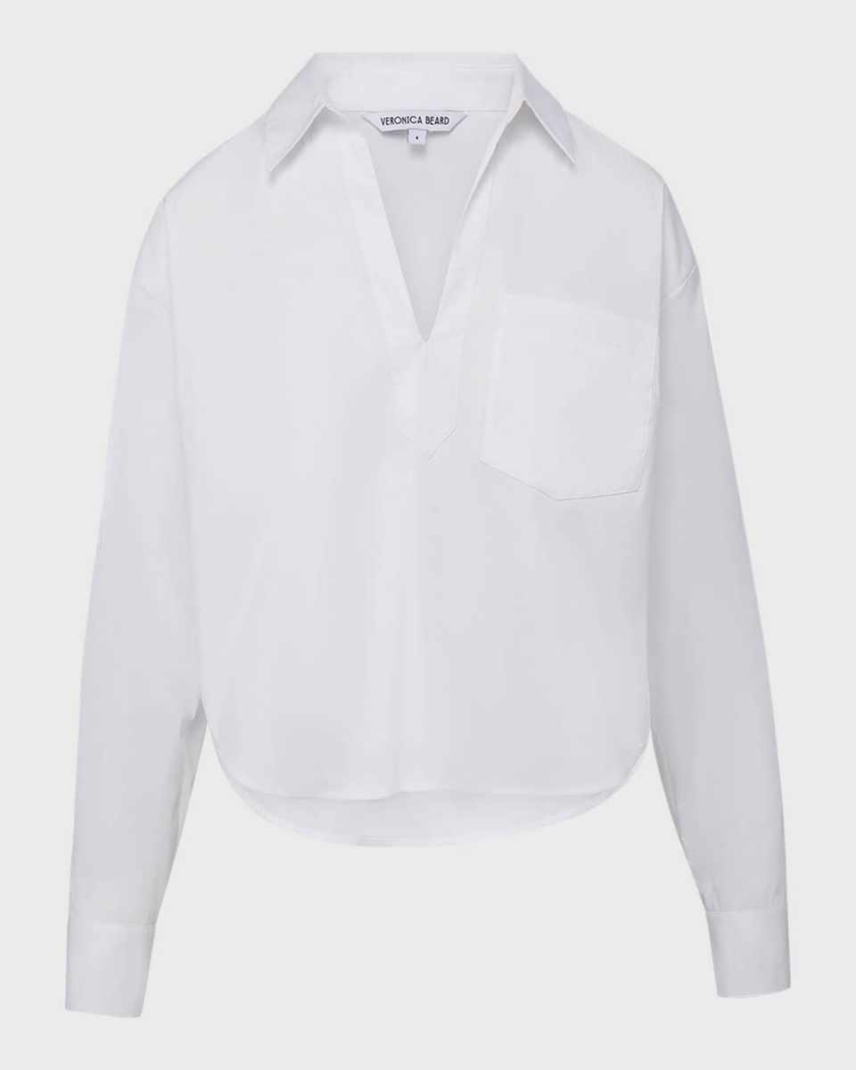 Khai V-Neck Long Sleeve Top