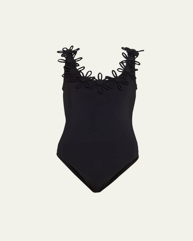 Hana Floral Silent Underwire One-Piece Swimsuit