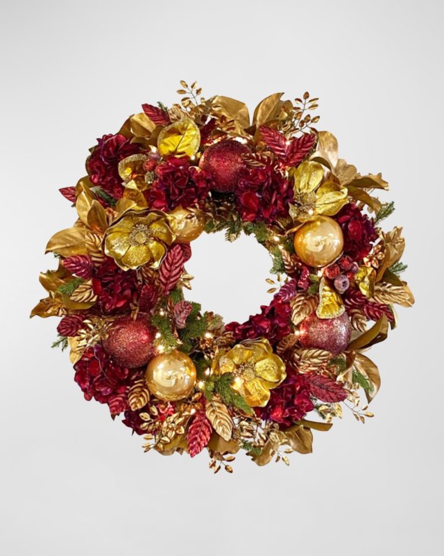 34" Deluxe Display Christmas Wreath