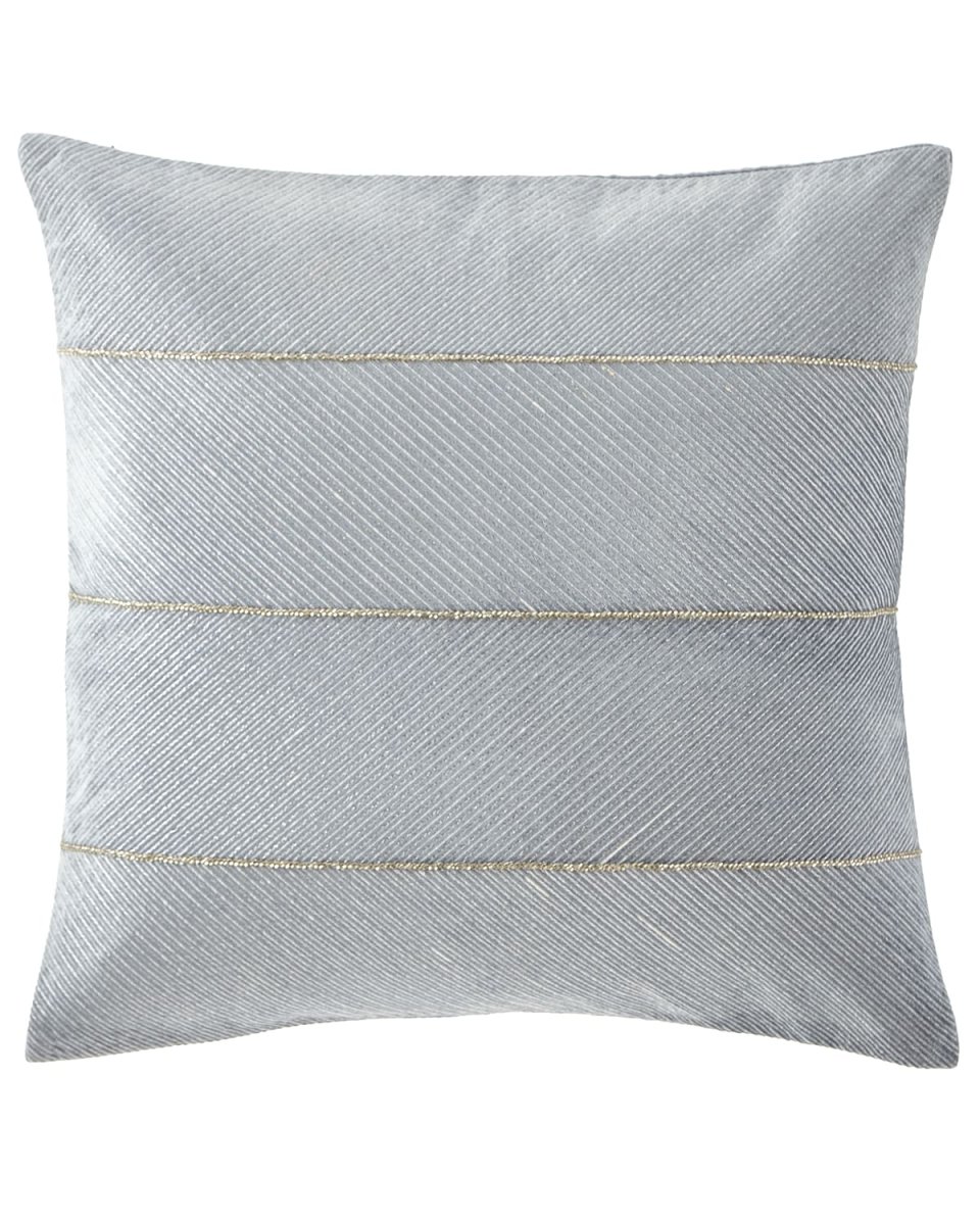 Velvet Decorative Pillow, 22"Sq.