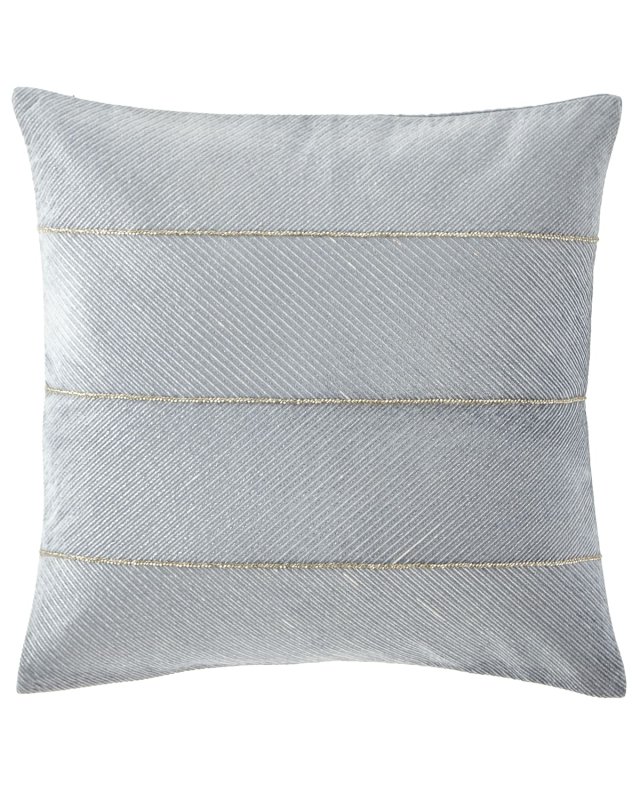 Velvet Decorative Pillow, 22"Sq.