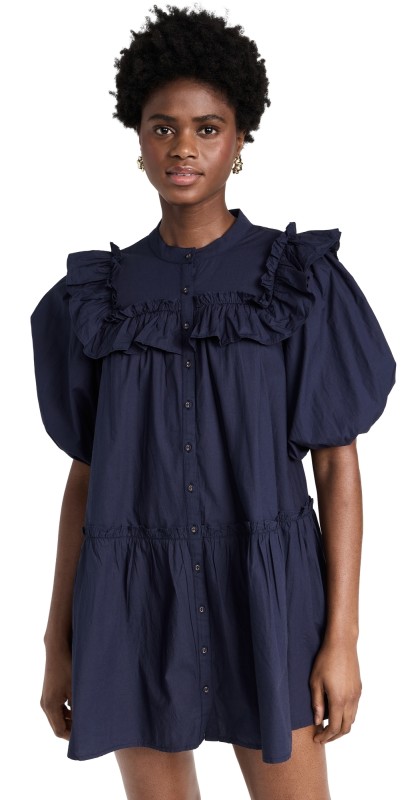 Cleobella Tatiana Mini Dress Navy