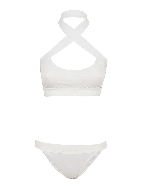 Off-White Maillot De Bain - Marron