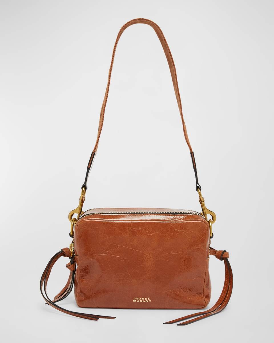 Wardy Camera Leather Crossbody Bag