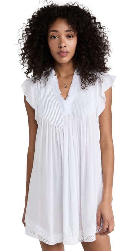 Poupette St Barth Sasha Mini Dress White