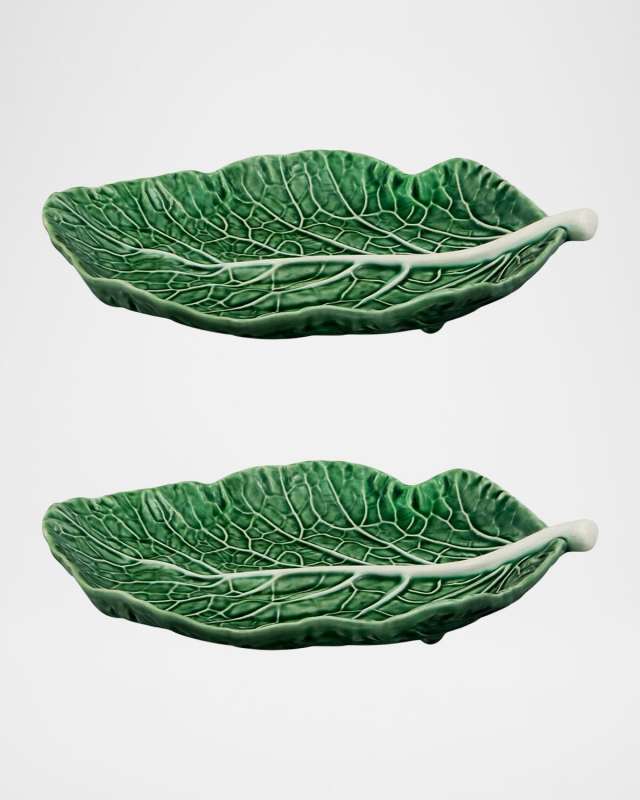 Cabbage 9" Leaf, Set of 2