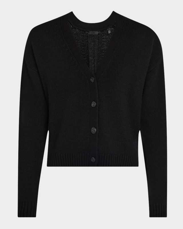 Merino Wool-Blend Cardigan