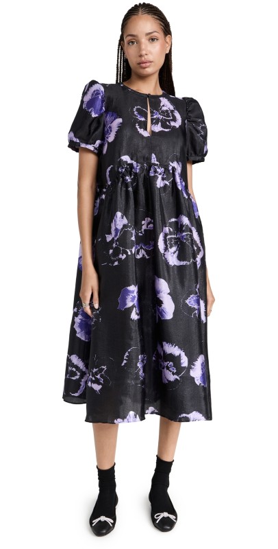 BAUM UND PFERDGARTEN Artemis Dress Purple Pansy