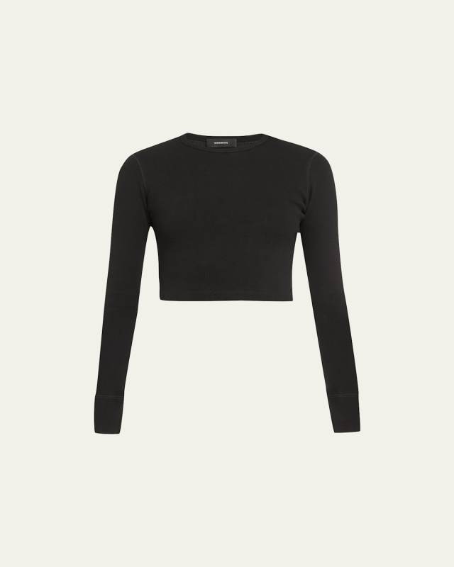 Crop Long Sleeve T