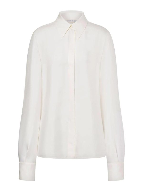 Alberta Ferretti Chemise - Crème