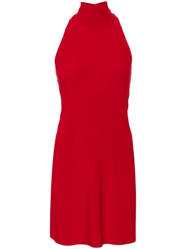 turtleneck mini dress