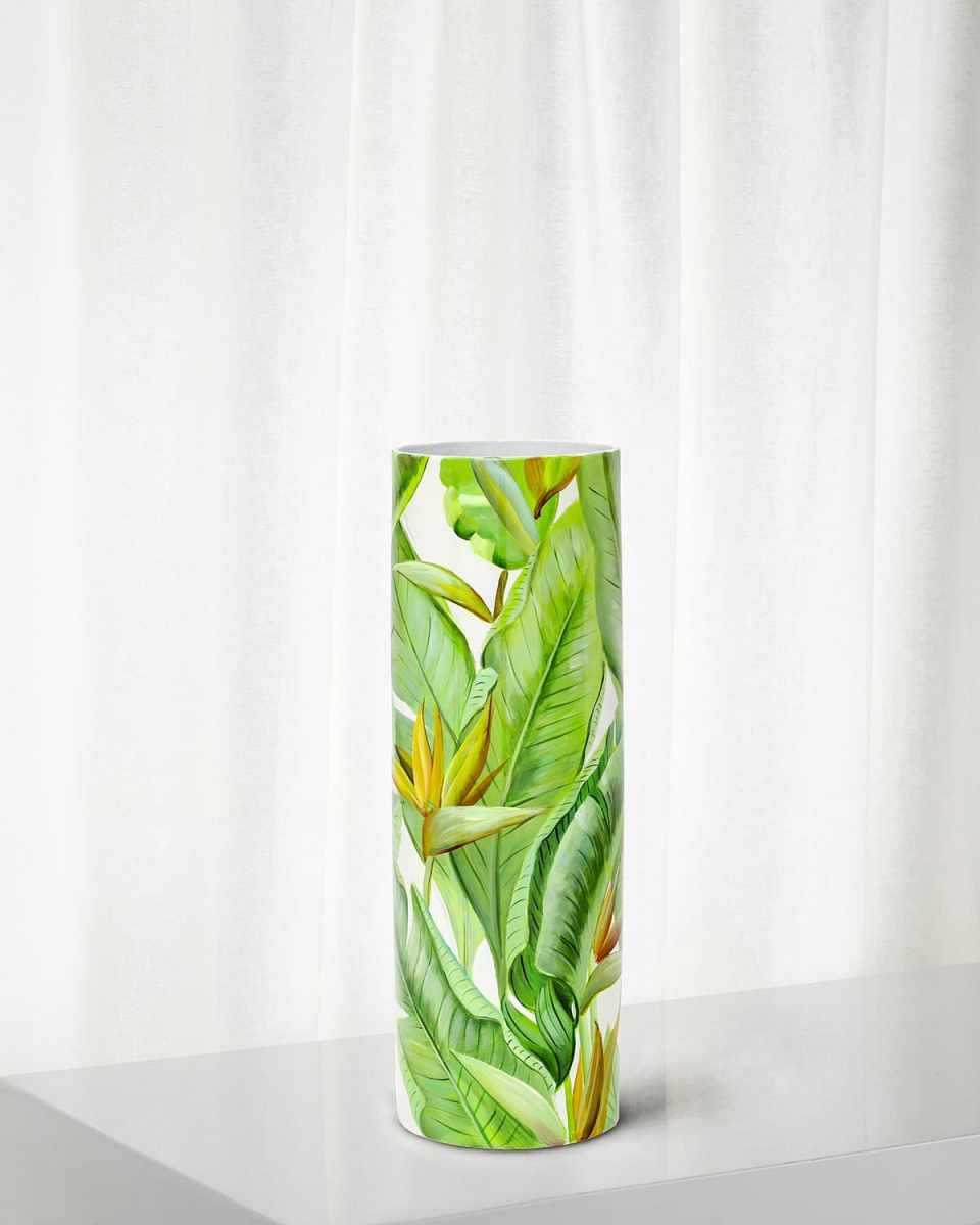 Bird of Paradise Tall Vase