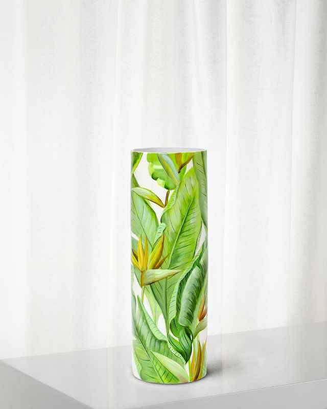 Bird of Paradise Tall Vase