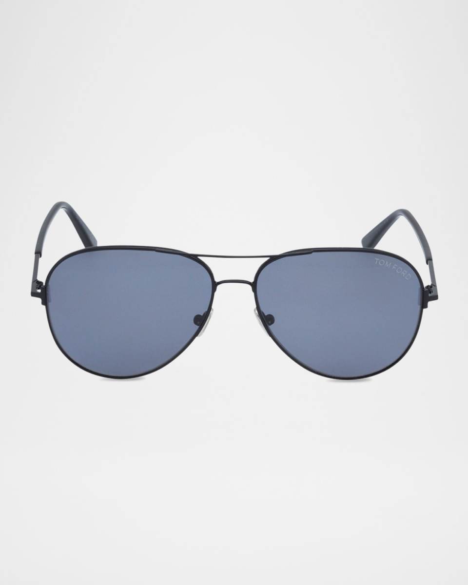 Clark Metal Aviator Sunglasses