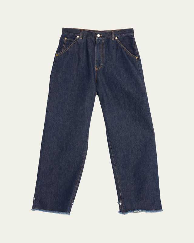 Lisa Chain Adorned Carpenter Jeans