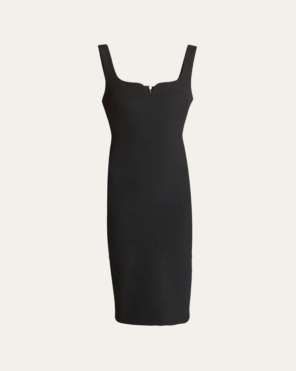 Body-Con Sleeveless Midi Dress