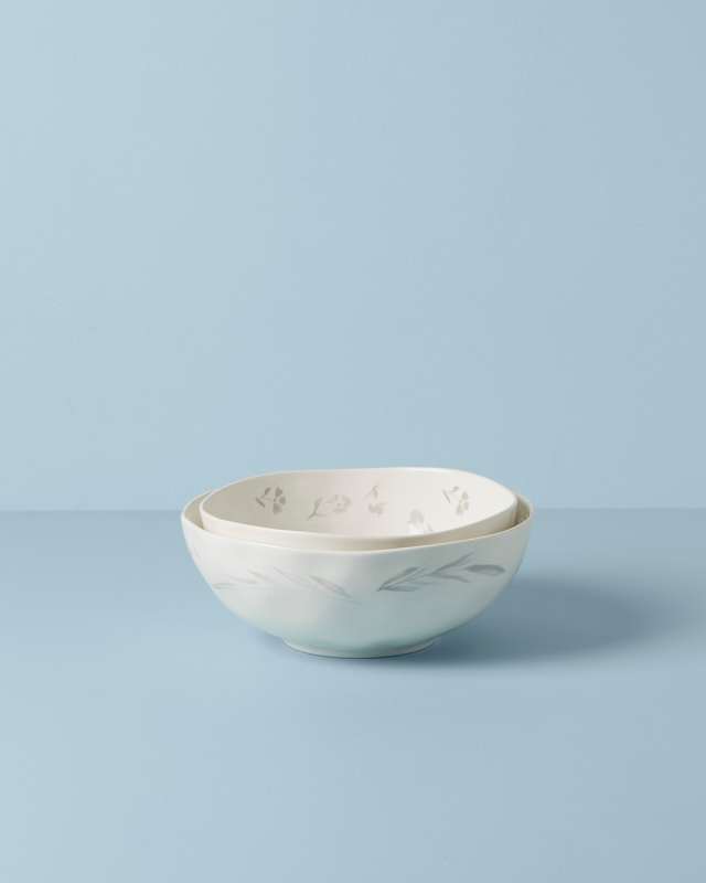 Oyster Bay 2-Piece Nesting Serving Bowls
