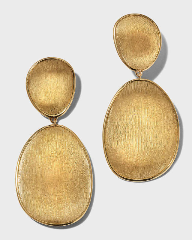 Lunaria 18k Gold Double-Drop Earrings