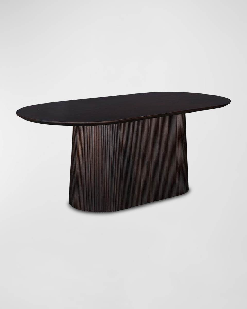 Mina 79" Oval Dining Table