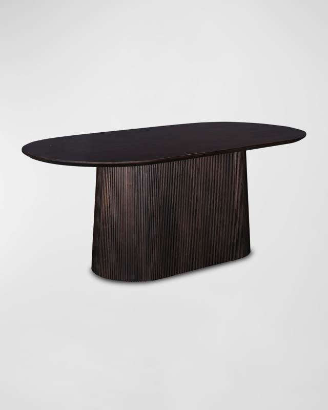 Mina 79" Oval Dining Table