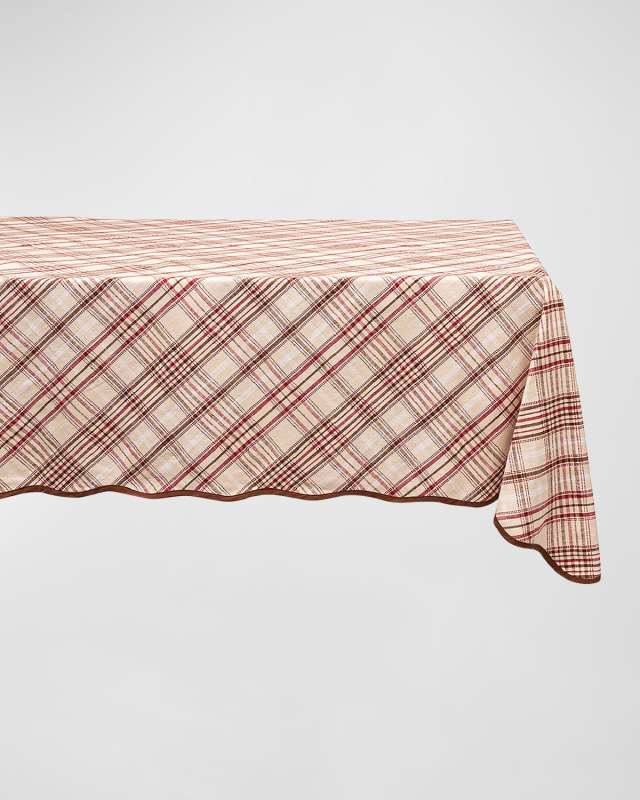 Harvest Tartan Tablecloth, 62" x 120"