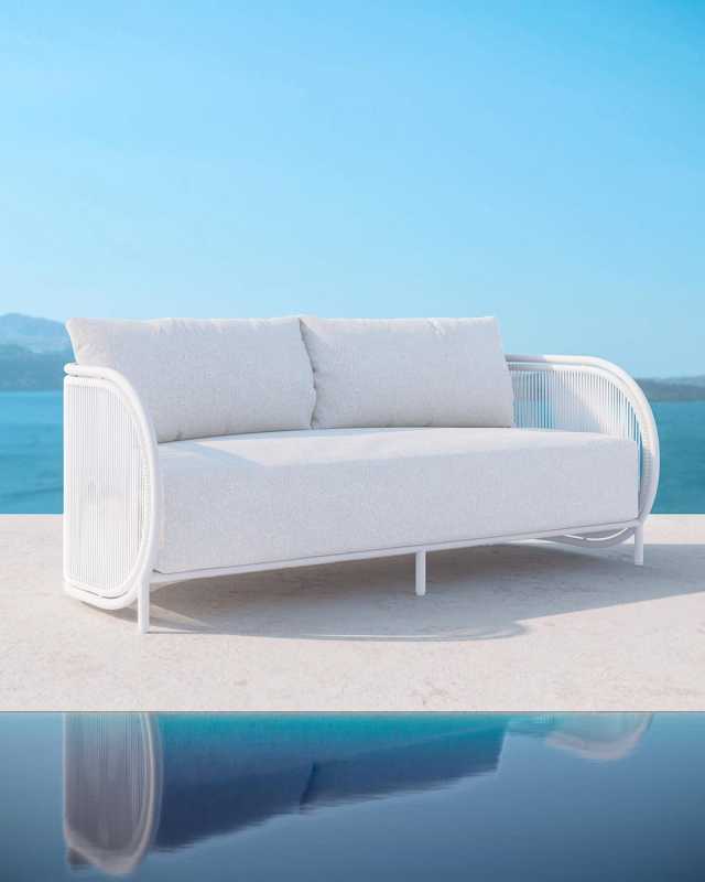 Kamari 3-Seat Sofa & Polar Cushion