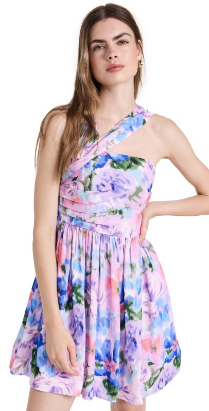 Shoshanna Cadey Dress Lavender Multi