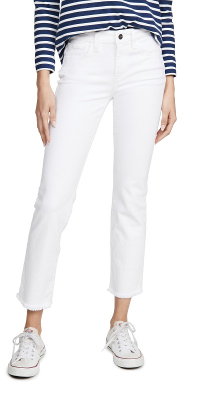 Joe's Jeans The Lara Cigarette Ankle Jeans White