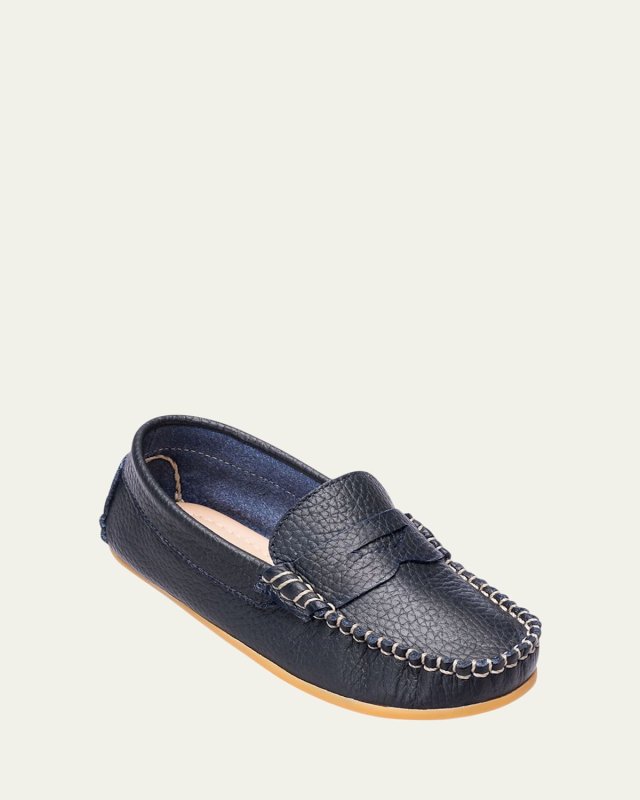 Boy's Alex Leather Driver Loafers, Toddler/Kids