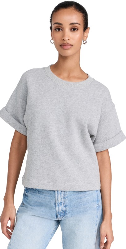 Nation LTD Bane Sweatshirt Tee Heather Grey