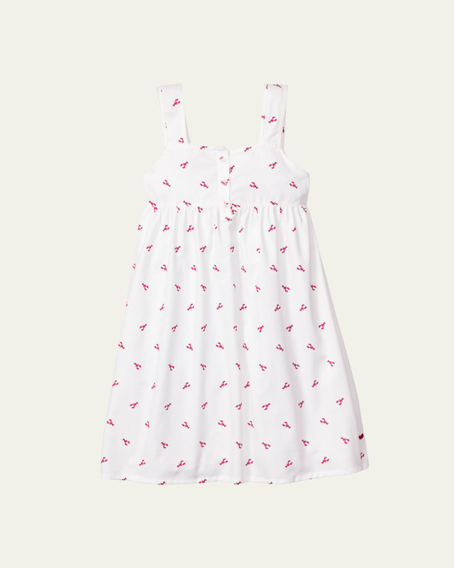 Girl's Charlotte Pleated Nightgown, Size 6M-12