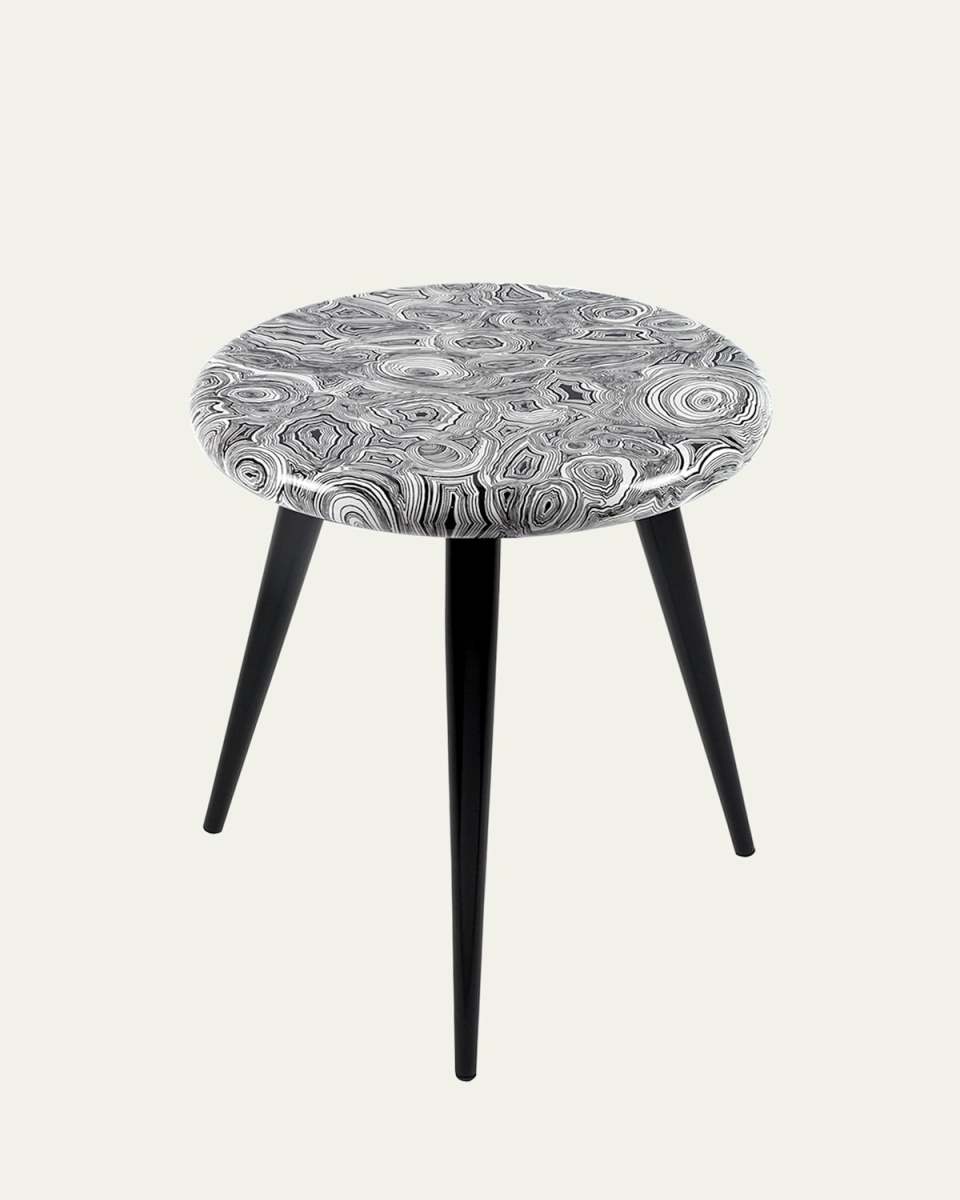 Malachite Stool - 18"