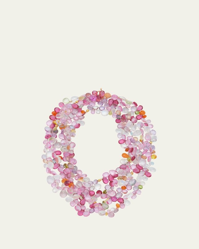 Multicolor Briolette Necklace
