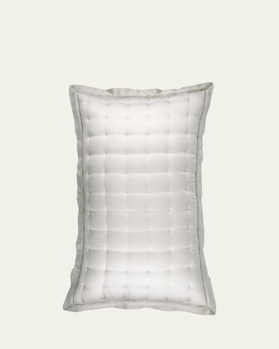 Puff Tencel King Sham, Gray