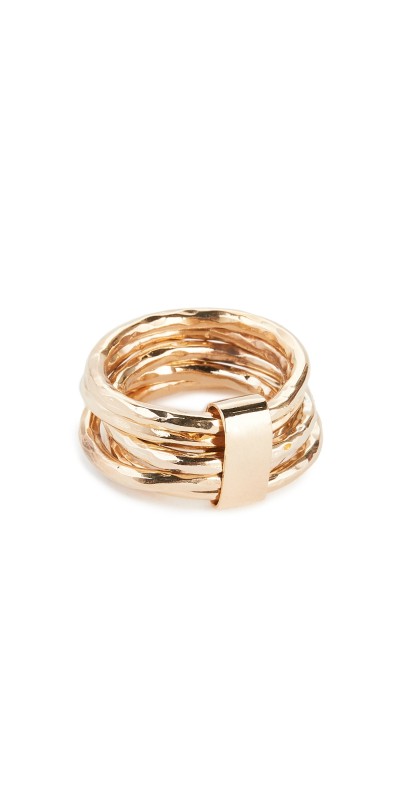 Soko Nyundo Stacking Rings Gold